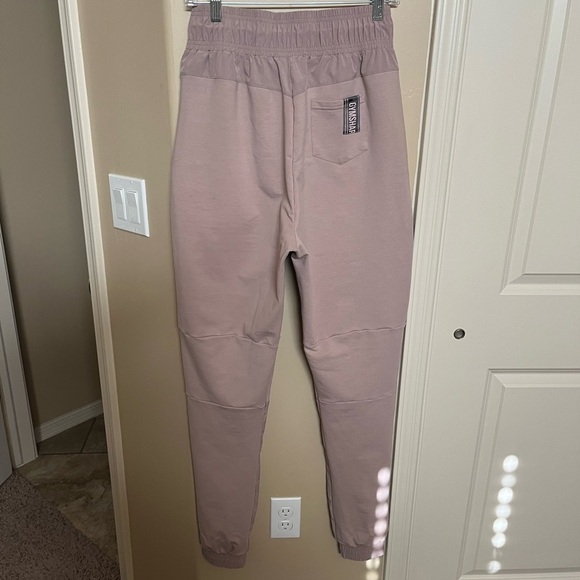 Gymshark Revival Jogger Pullon Drawstring Light Pink Tan Sweatpants  Womens S - Picture 5 of 16